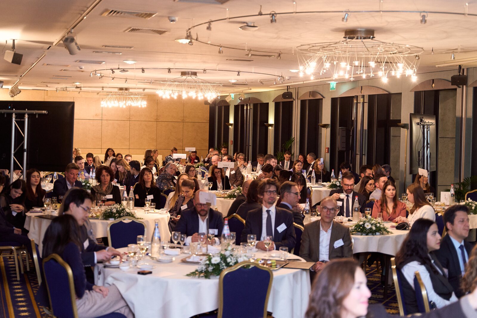 University of Luxembourg — Full dinner room at the university event